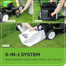 Greenworks LM2138S Cordless Mower Kit 53.3cm 80V 4.0Ah
